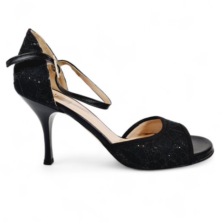LOLA Pizzo Glitter Nero
